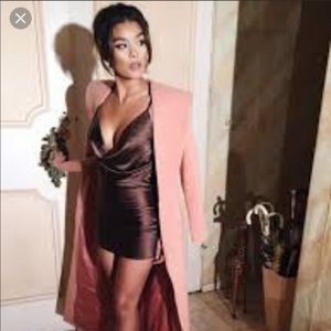 House of CB Aitana backless draped dress